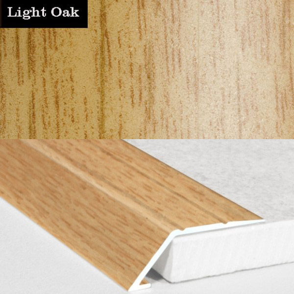 31mm Self Adhesive Aluminum Door Threshold Ramp with Wood Effect
