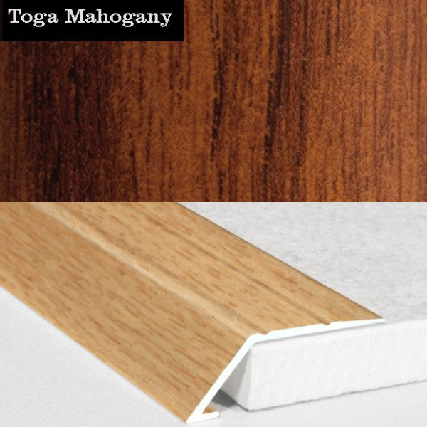 31mm Self Adhesive Aluminum Door Threshold Ramp with Wood Effect