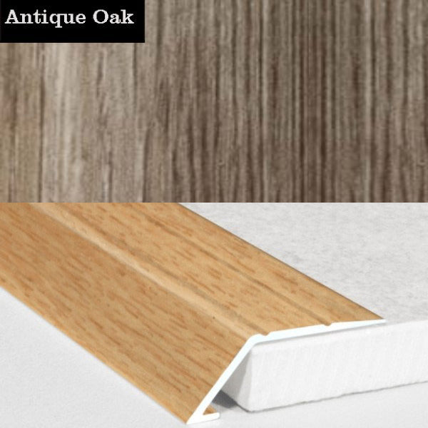 31mm Self Adhesive Aluminum Door Threshold Ramp with Wood Effect