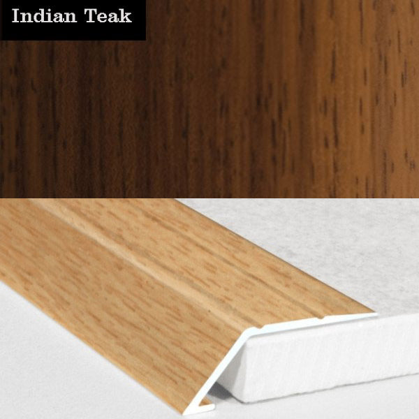 31mm Self Adhesive Aluminum Door Threshold Ramp with Wood Effect