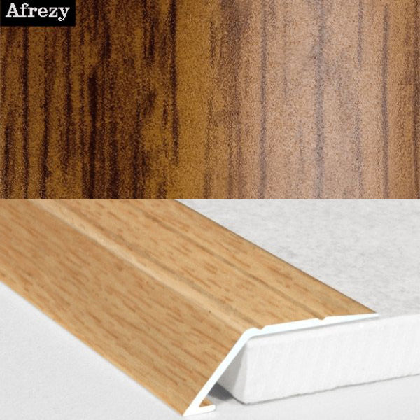 31mm Self Adhesive Aluminum Door Threshold Ramp with Wood Effect