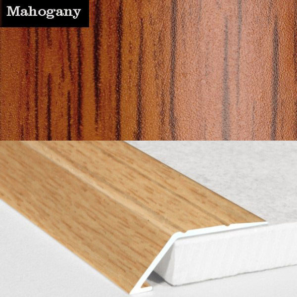 31mm Self Adhesive Aluminum Door Threshold Ramp with Wood Effect