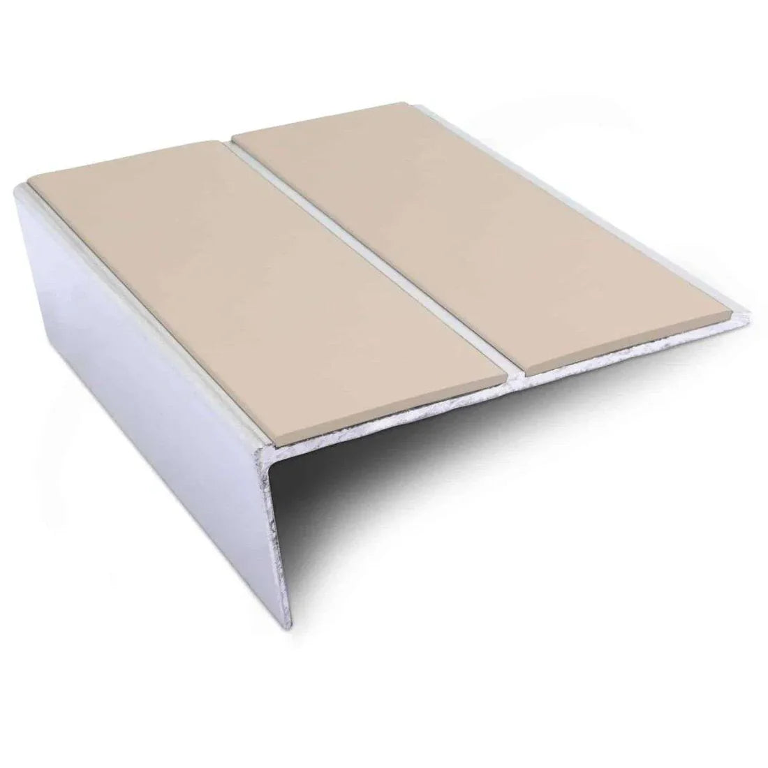 85 x 32mm Aluminum Stair Nosing with Non Slip PVC Insert