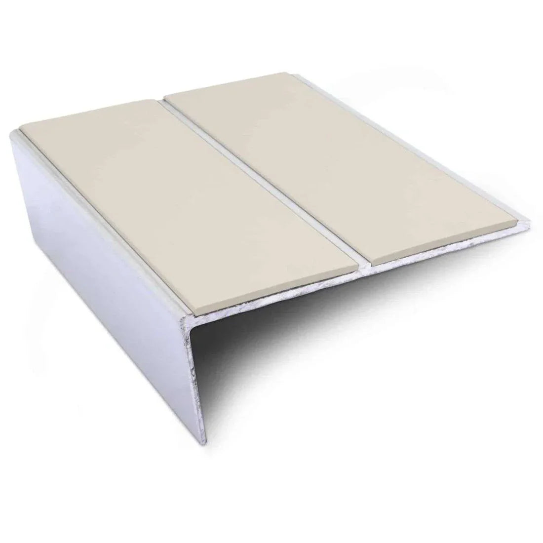 85 x 32mm Aluminum Stair Nosing with Non Slip PVC Insert