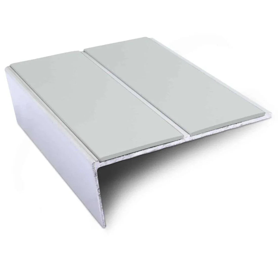 85 x 32mm Aluminum Stair Nosing with Non Slip PVC Insert