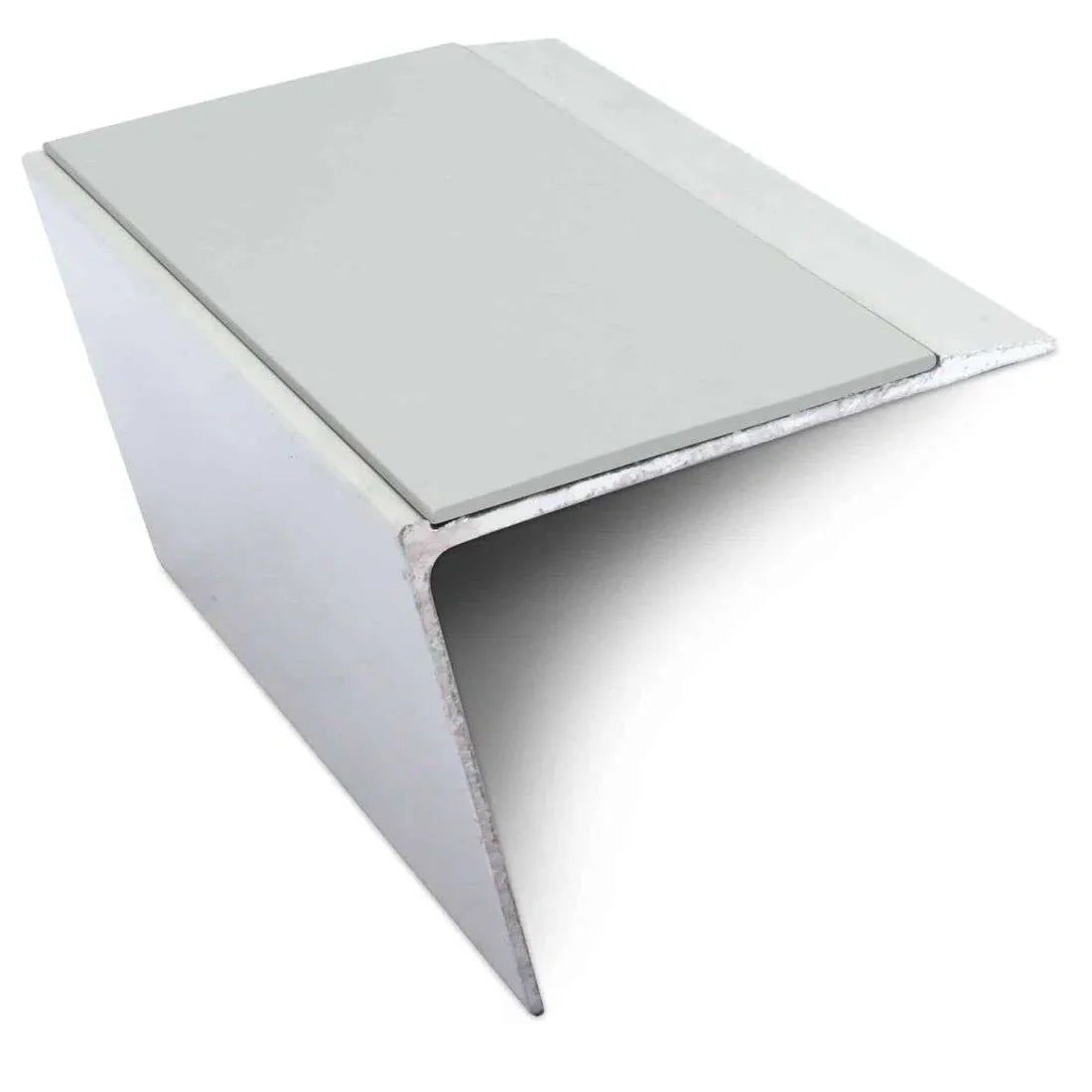 67 x 55mm Aluminium Anti Slip Stair Nosing Edge Trim with PVC Insert