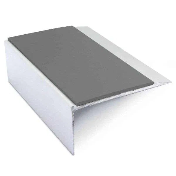 66 x 32mm Anti Slip Aluminium Stair Nosing with PVC Insert