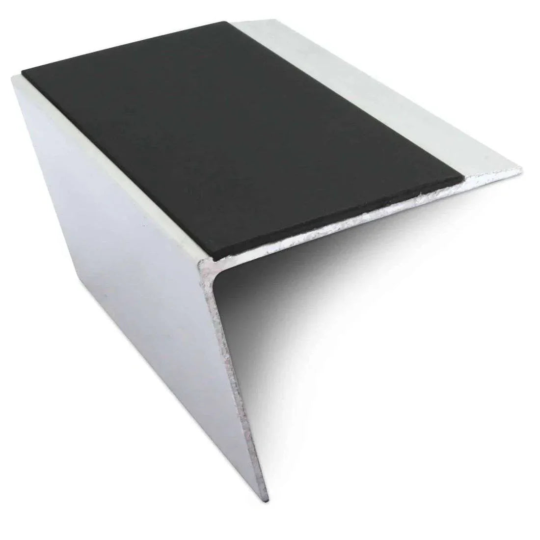 67 x 55mm Aluminium Anti Slip Stair Nosing Edge Trim with PVC Insert