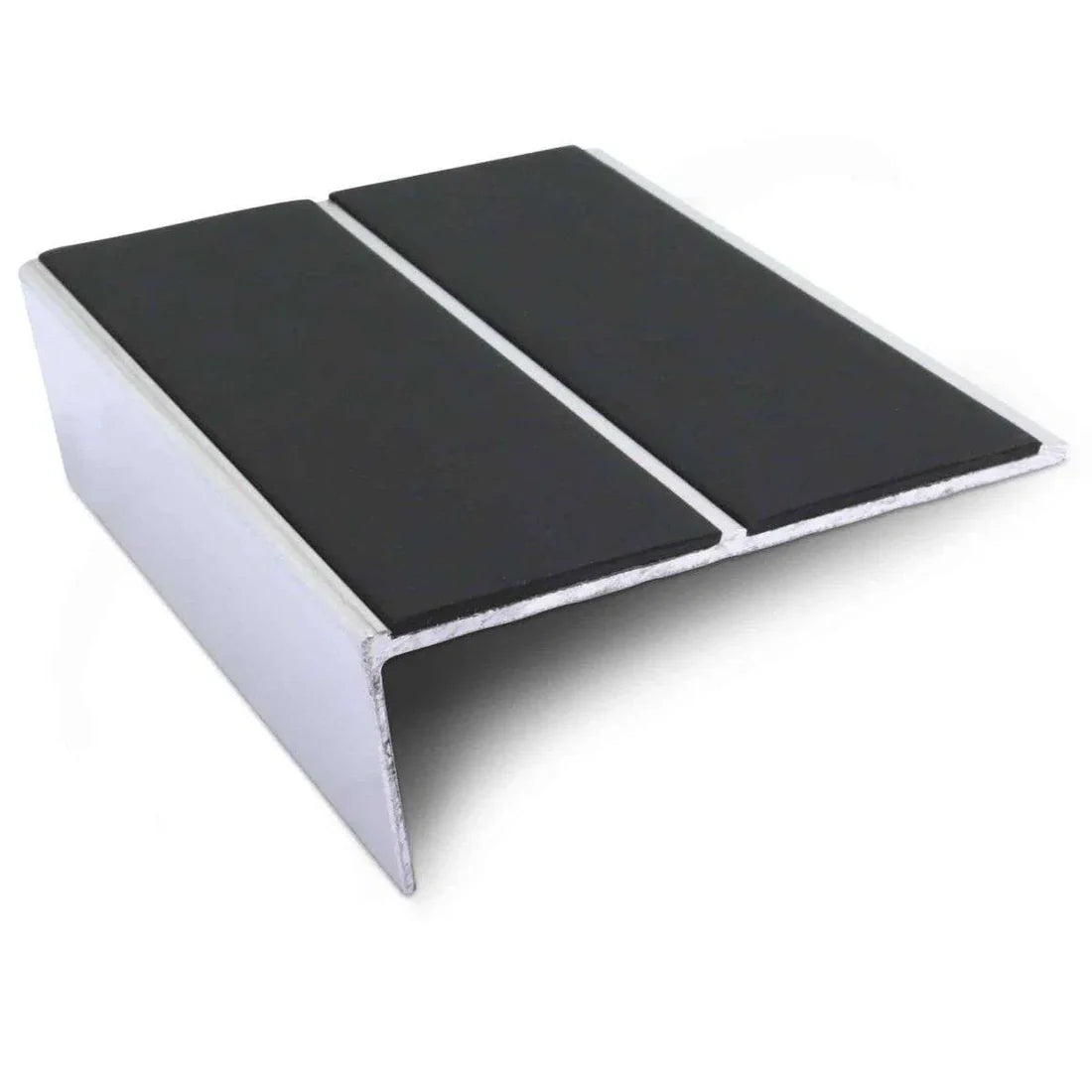 85 x 32mm Aluminum Stair Nosing with Non Slip PVC Insert