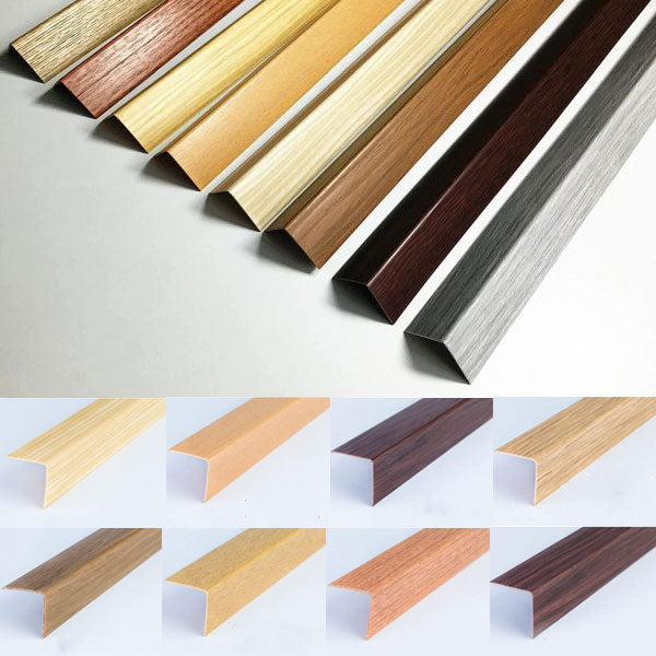 2.5m PVC Plastic Corner Edge Protector with Wood Aesthetic