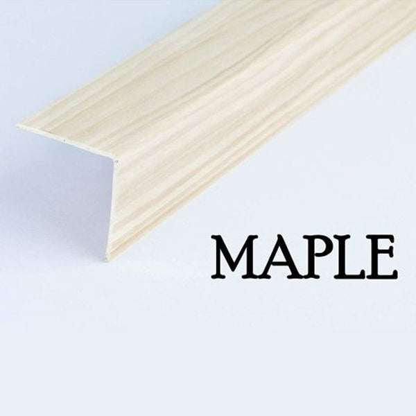 2.5m PVC Plastic Corner Edge Protector with Wood Aesthetic