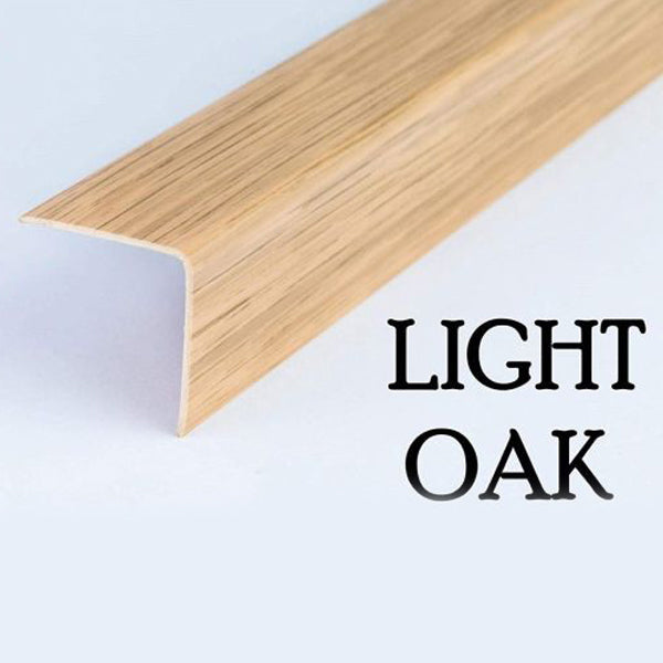 2.5m PVC Plastic Corner Edge Protector with Wood Aesthetic