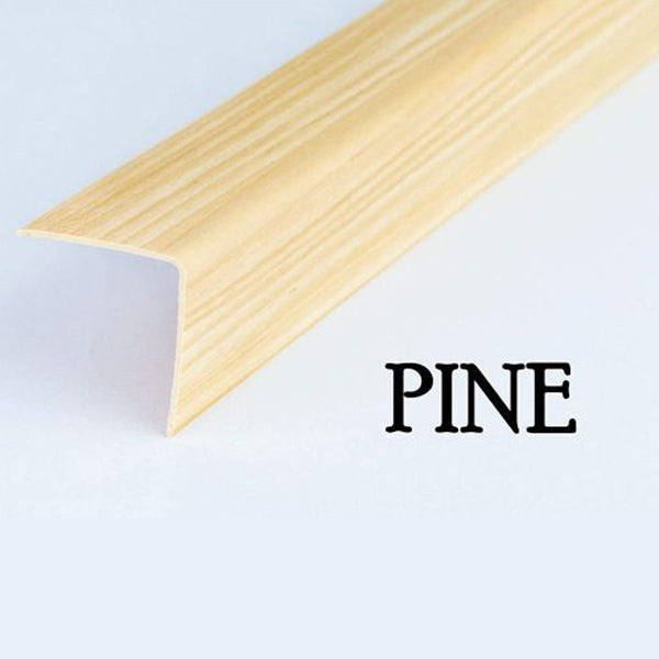 2.5m PVC Plastic Corner Edge Protector with Wood Aesthetic