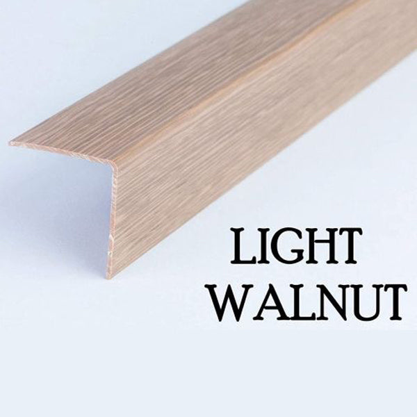 2.5m PVC Plastic Corner Edge Protector with Wood Aesthetic