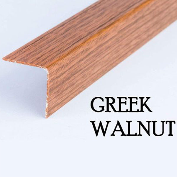 2.5m PVC Plastic Corner Edge Protector with Wood Aesthetic