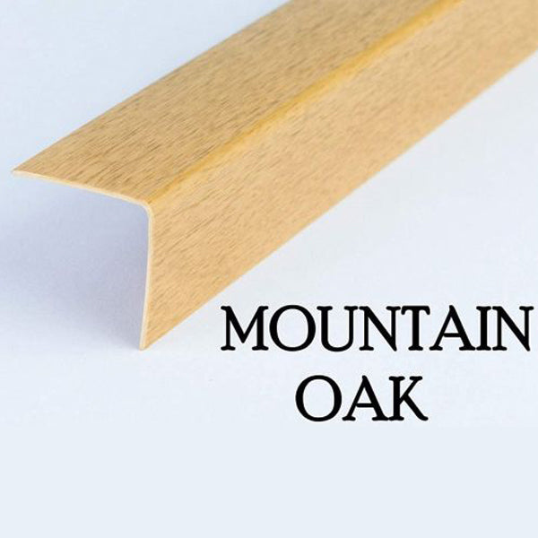 2.5m PVC Plastic Corner Edge Protector with Wood Aesthetic