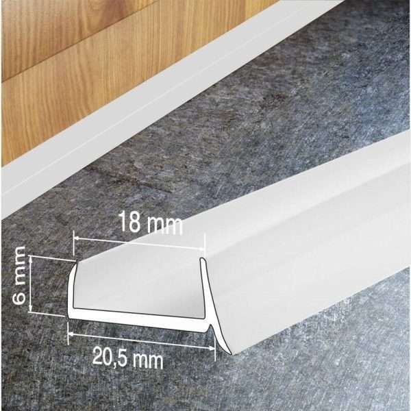 18mm PVC Sealing Strip for Kitchen Plinths