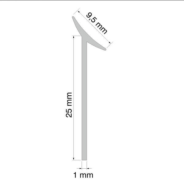 9.5mm Thick Flexible Self Adhesive UPVC Worktop Seal Trim - 4.2m Length