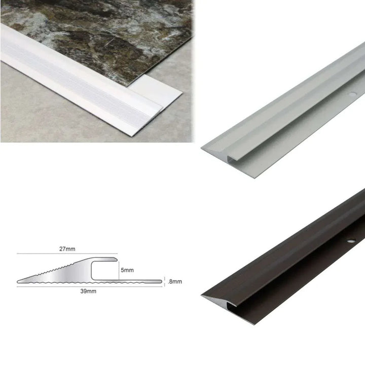 2.7m LVT Door Bar Click Vinyl Flooring Edge Reducer Trim