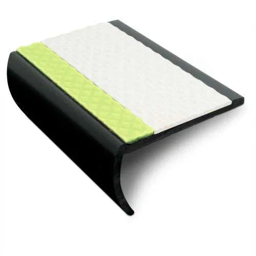 65 x 36mm Tredsafe Aluminator Slimline Non-Slip PVC Stair Nosing