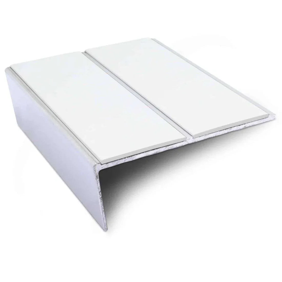 85 x 32mm Aluminum Stair Nosing with Non Slip PVC Insert