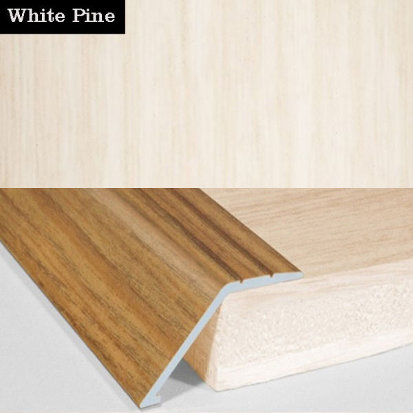41mm Self Adhesive Aluminum Door Floor Trim with Wood Effect Carpet Threshold Ramp