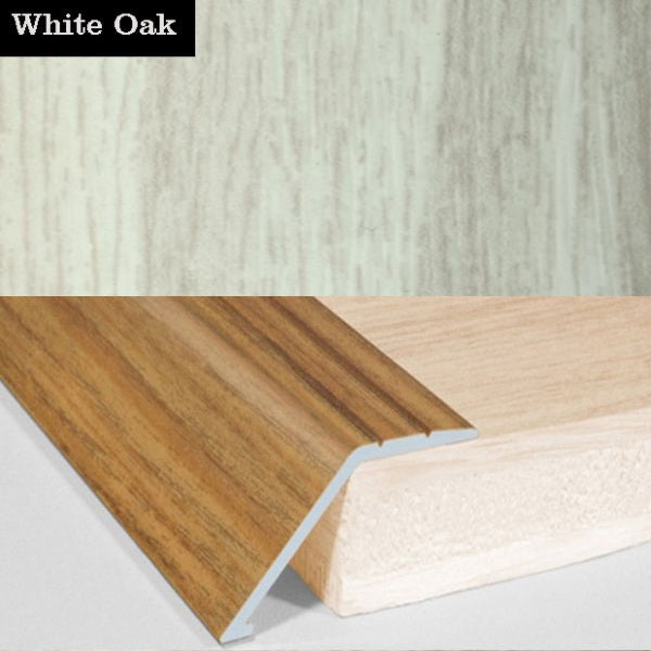 41mm Self Adhesive Aluminum Door Floor Trim with Wood Effect Carpet Threshold Ramp