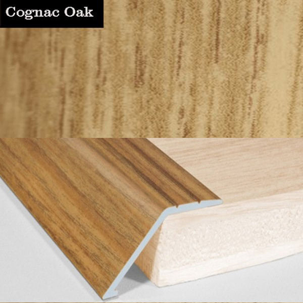 41mm Self Adhesive Aluminum Door Floor Trim with Wood Effect Carpet Threshold Ramp