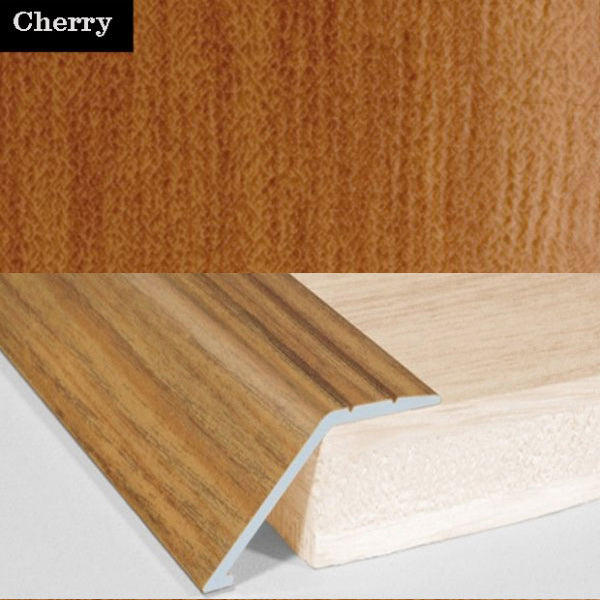 41mm Self Adhesive Aluminum Door Floor Trim with Wood Effect Carpet Threshold Ramp
