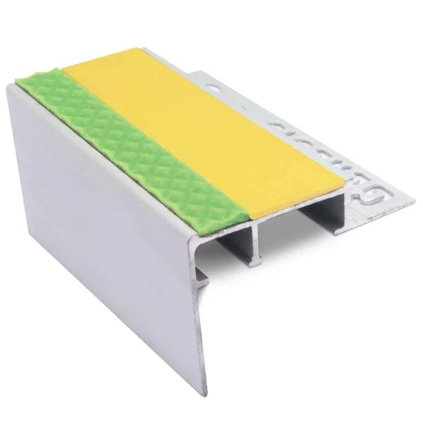 10mm Slimline Heavy Duty Non Slip Stair Nosing for Commercial Use