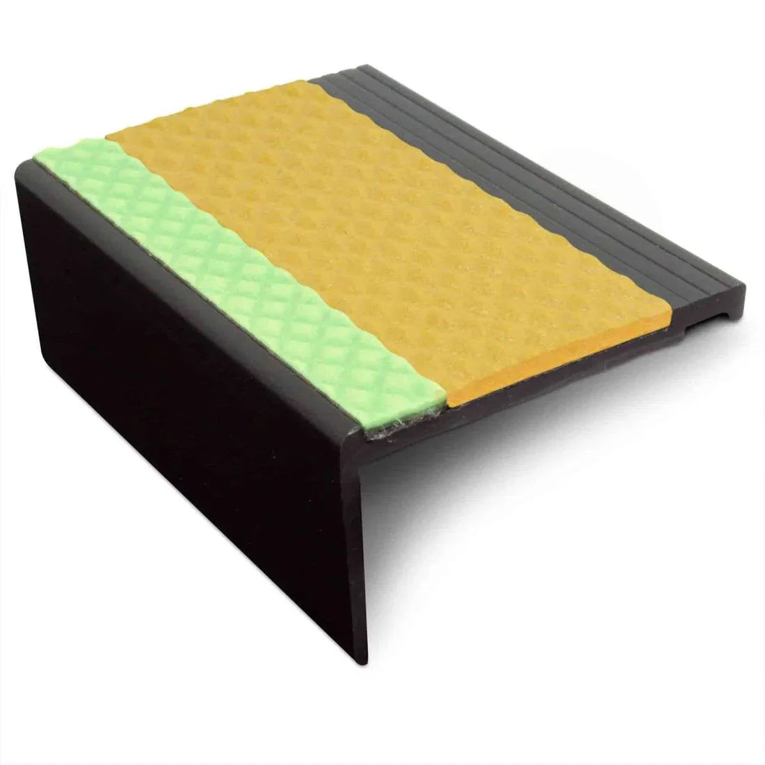 67.5 x 39mm Heavy Duty Tredsafe Aluminator Non Slip PVC Stair Nosing