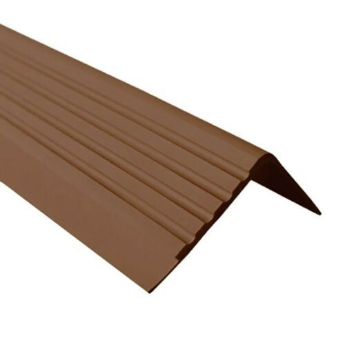 40x40mm Anti Slip Rubber Stair Nosing Edge - 900mm & 1500mm Flexible PVC Profile