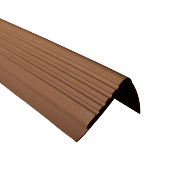 PVC Bullnose Nosing with Non Slip Rubber for Angle Step Edge Trim 60 x 40mm