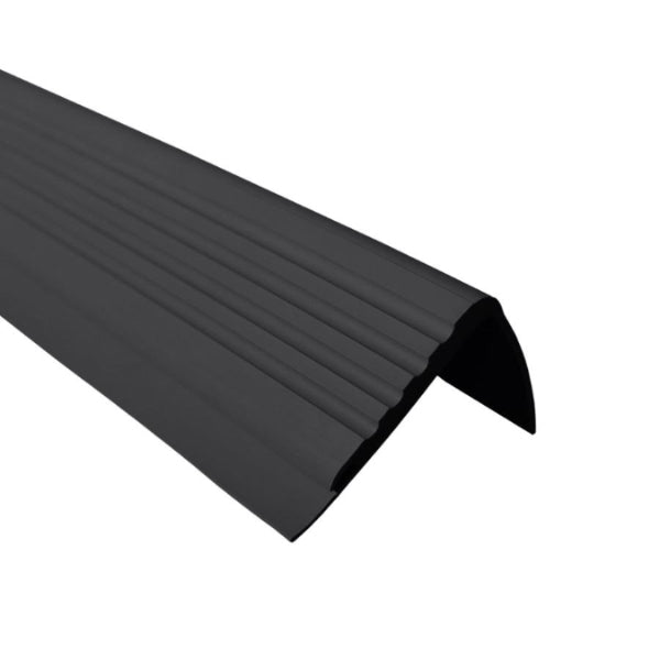 PVC Bullnose Nosing with Non Slip Rubber for Angle Step Edge Trim 60 x 40mm