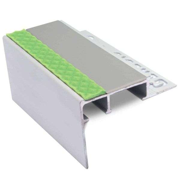 10mm Slimline Heavy Duty Non Slip Stair Nosing for Commercial Use