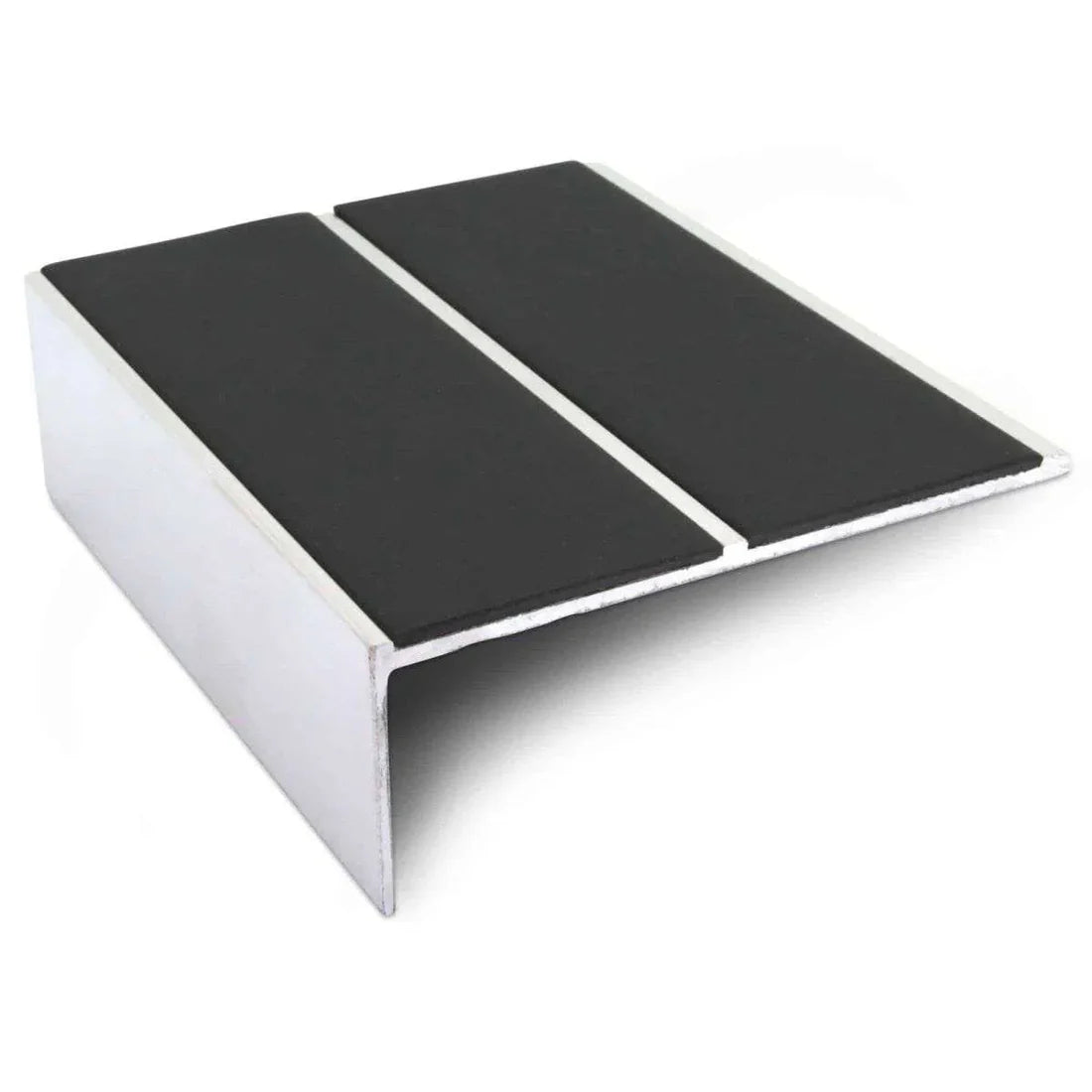 85 x 32mm Non Slip Aluminium Stair Nosing Edge with PVC Insert