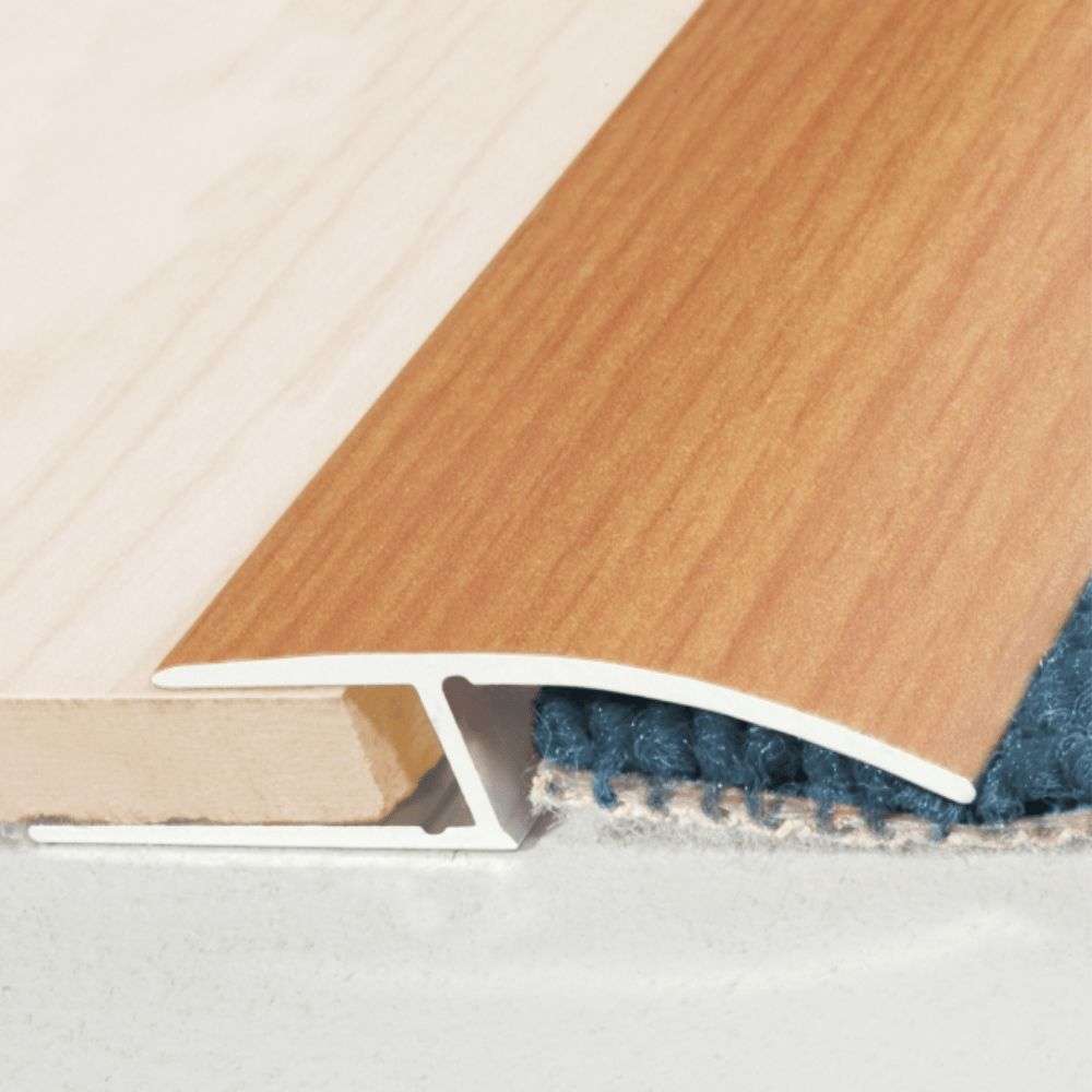 40mm Anodised Aluminium Ramp Profile for Door Thresholds - 900mm Length