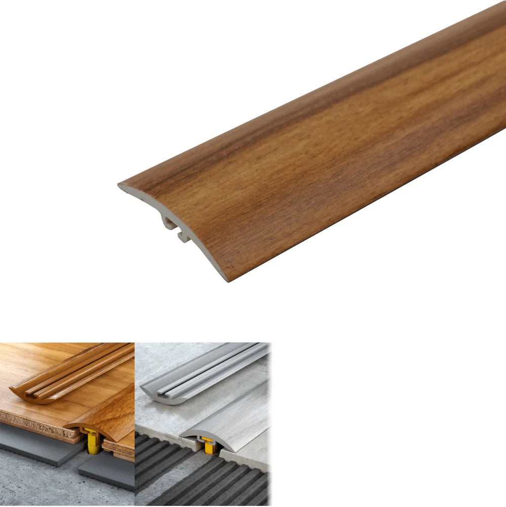 30mm Wood Effect PVC Door Transition Strip
