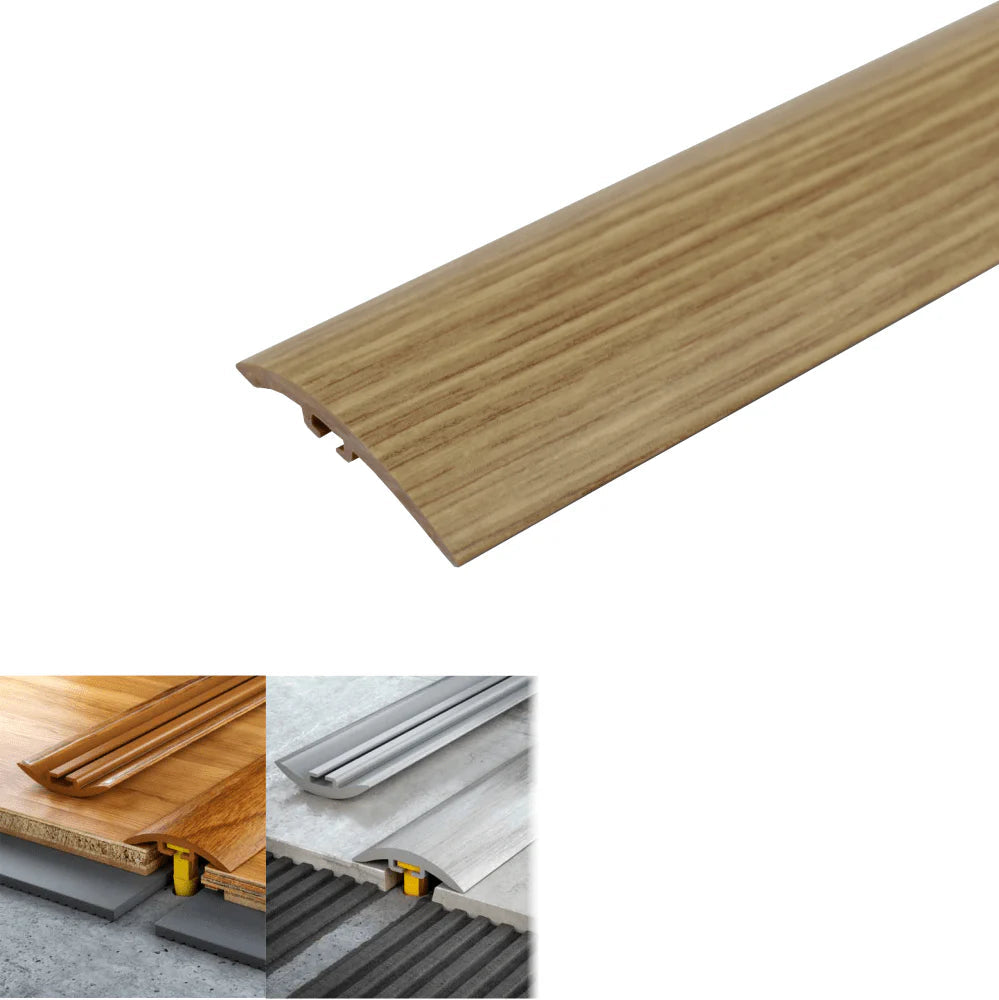 30mm Wood Effect PVC Door Transition Strip