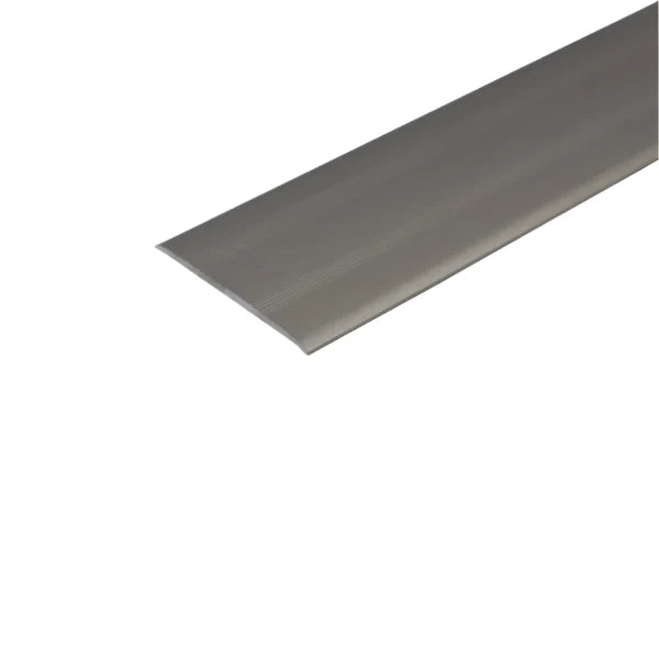 35mm Anodised Aluminium Flat Door Threshold with Self Adhesive Backing