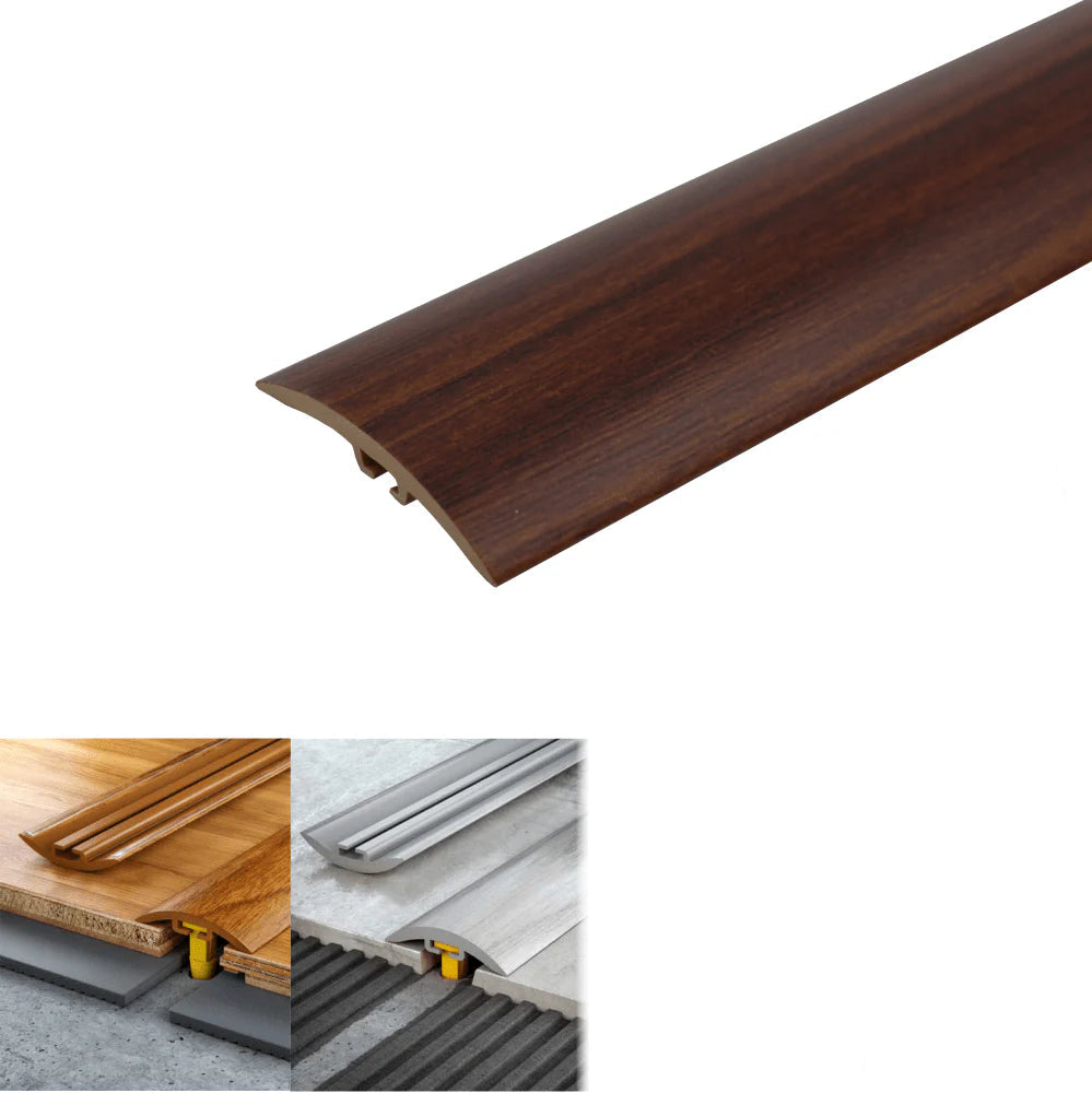 30mm Wood Effect PVC Door Transition Strip