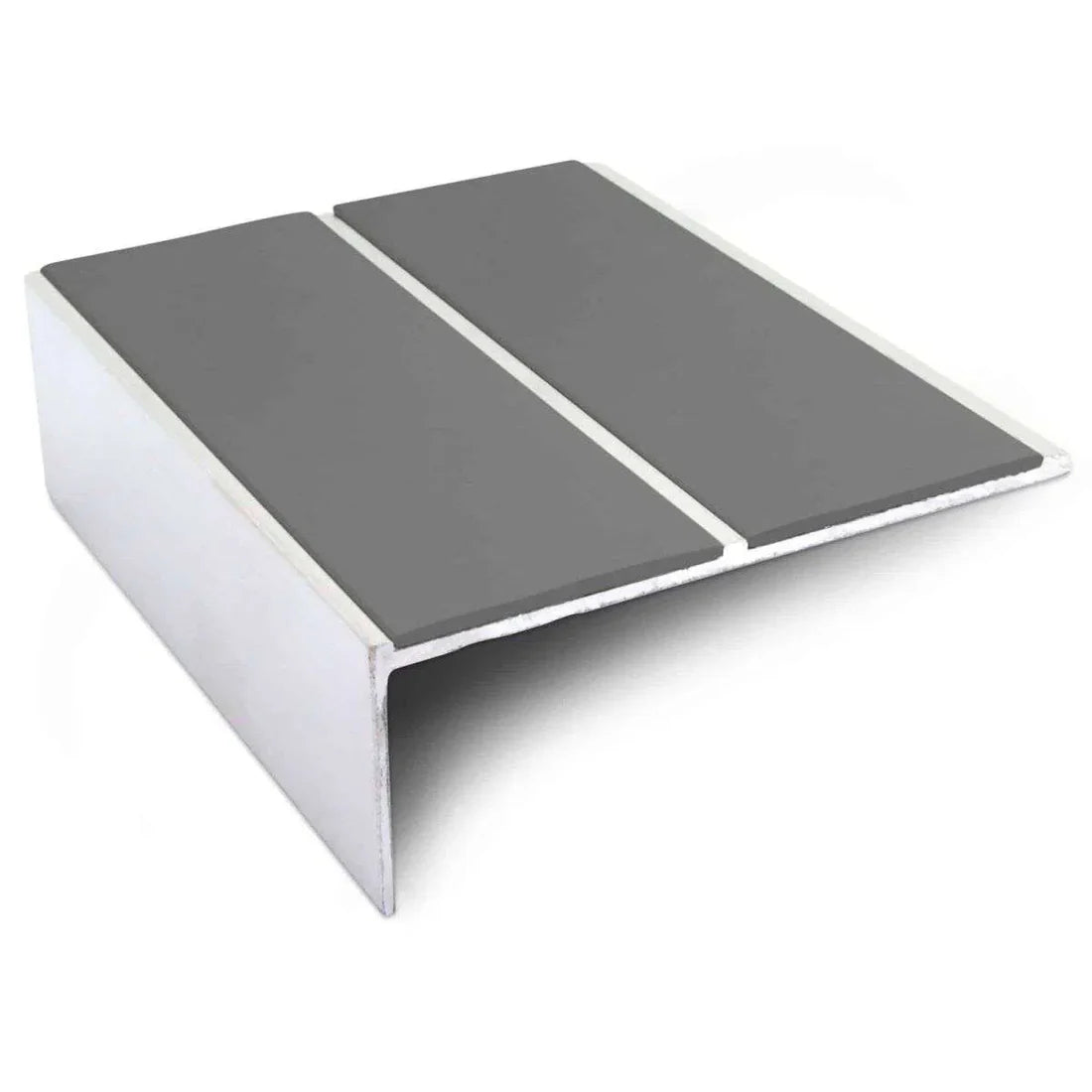 85 x 32mm Non Slip Aluminium Stair Nosing Edge with PVC Insert