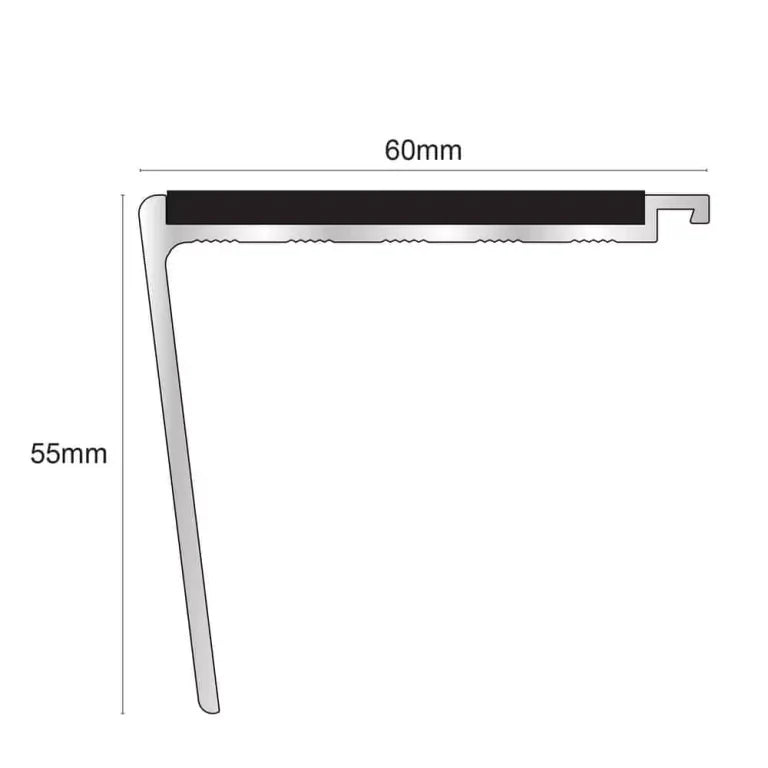 60 x 55mm Anti Slip Stair Edge Nosing