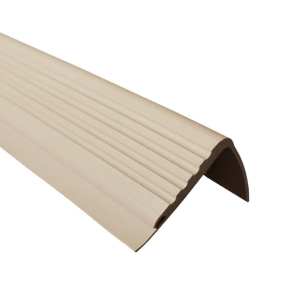 Rubber Angle Step Edge Trim with PVC Anti Slip Bullnose Stair Nosing 42 x 48mm