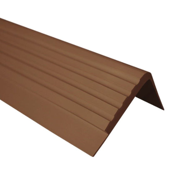 Anti/Non Slip Bullnose Rubber Angle Stair Nosing and Edge Trim 40 x 42mm