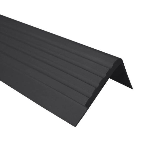 Anti/Non Slip Bullnose Rubber Angle Stair Nosing and Edge Trim 40 x 42mm