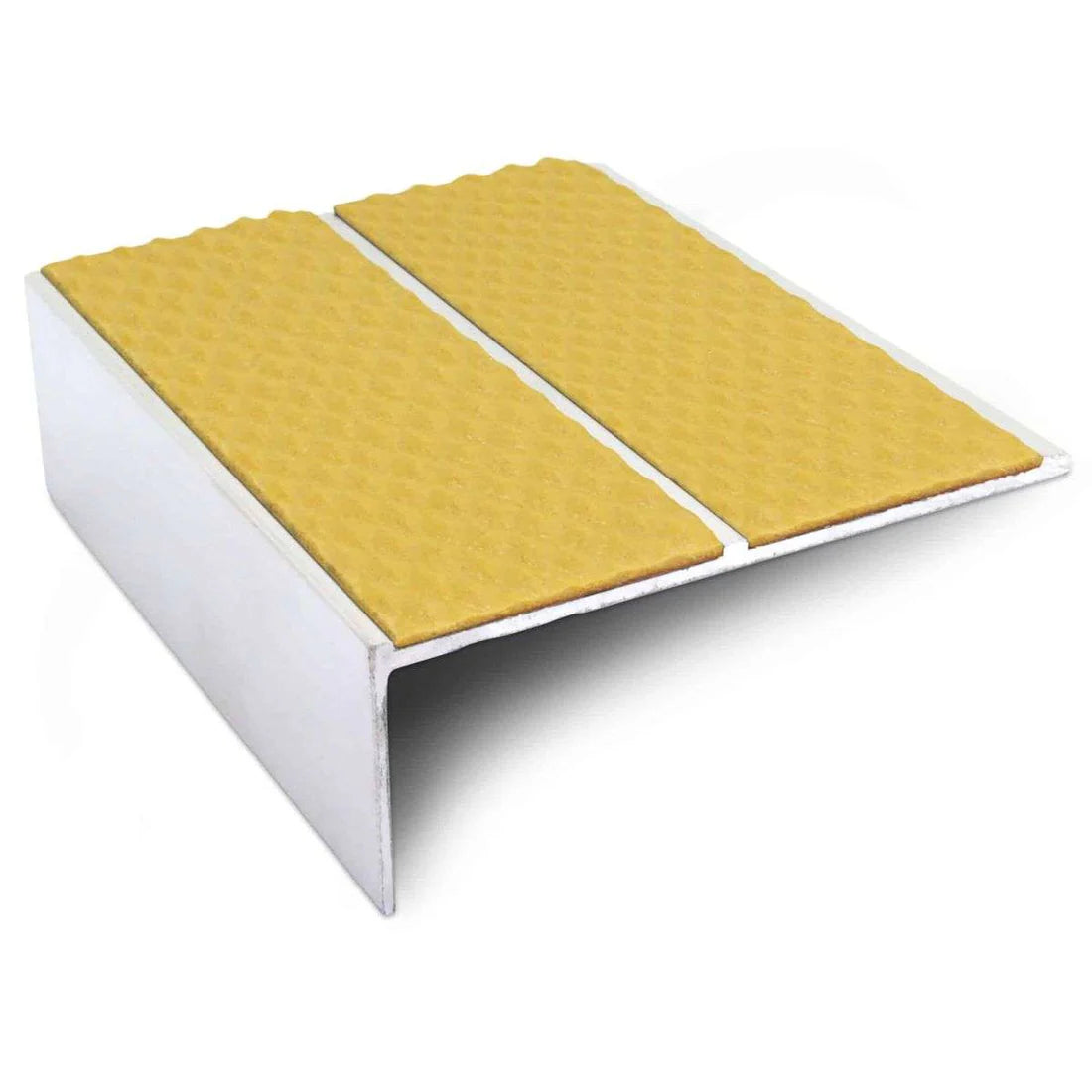 85 x 32mm Tredsafe Non Slip Aluminium Stair Nosing Edge Trim with PVC Insert