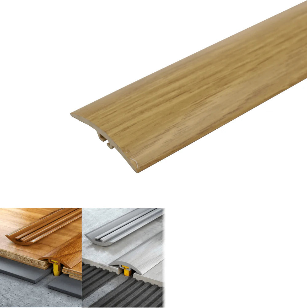 30mm Wood Effect PVC Door Transition Strip