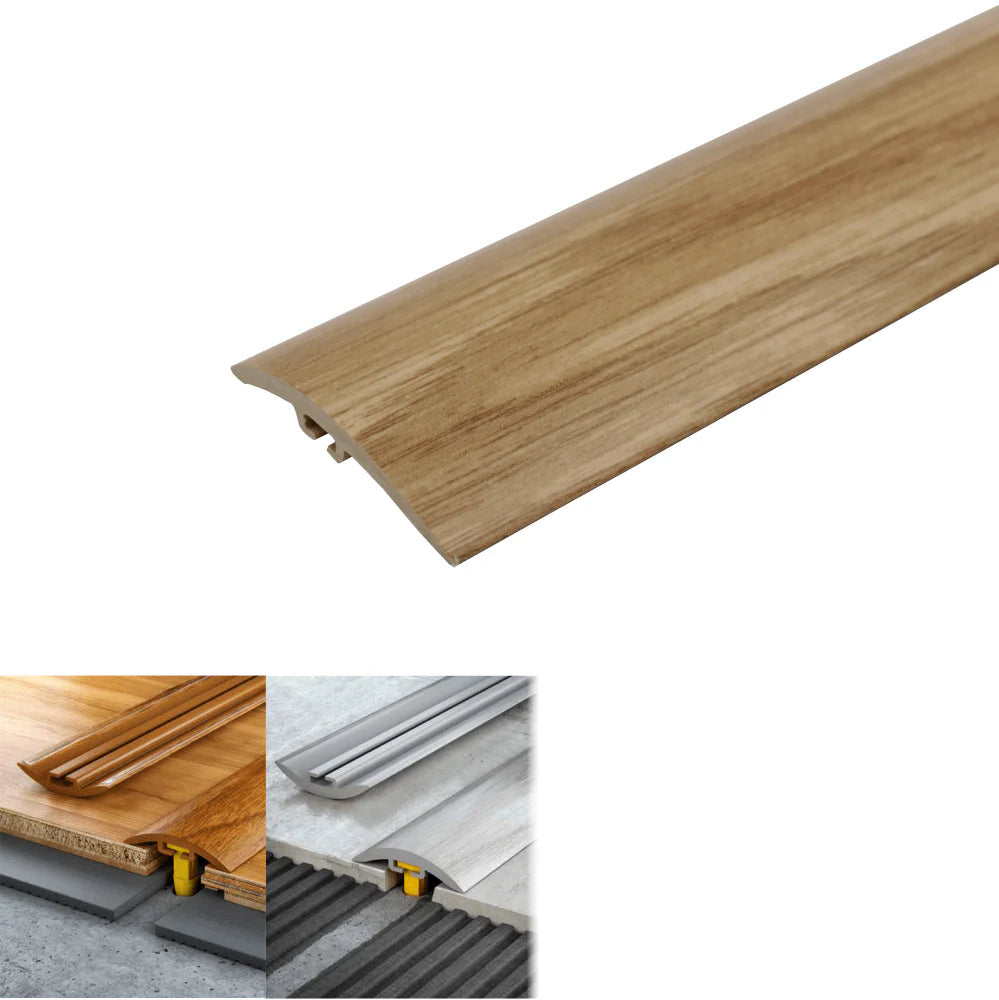 30mm Wood Effect PVC Door Transition Strip