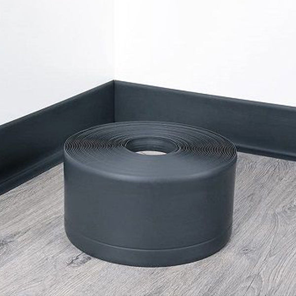 10m Roll of Flexible Skirting Board in PVC for Floors and Walls